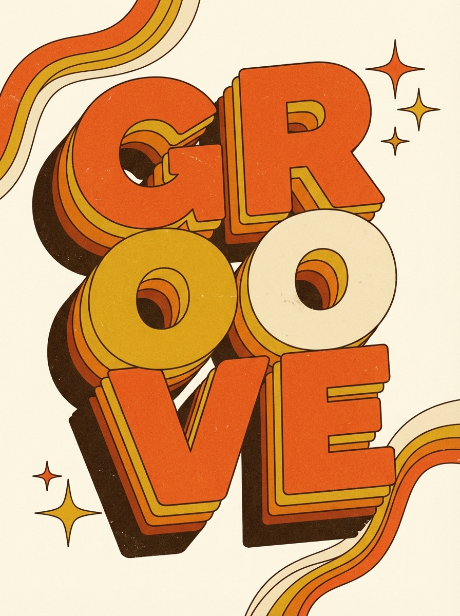 Retro Poster Headline