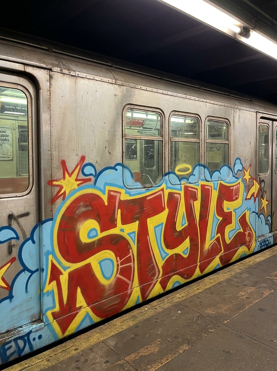Retro Subway Graffiti