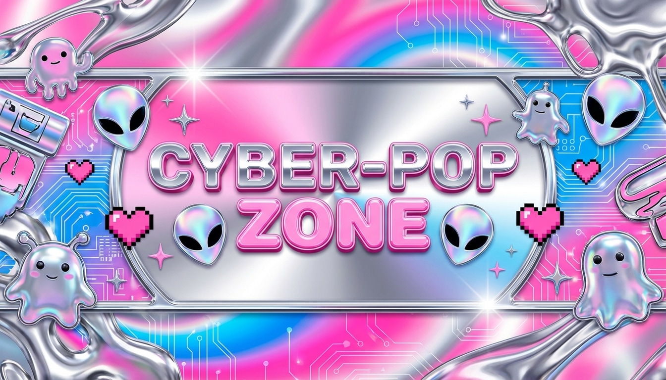 Retro Y2K Pop Banner