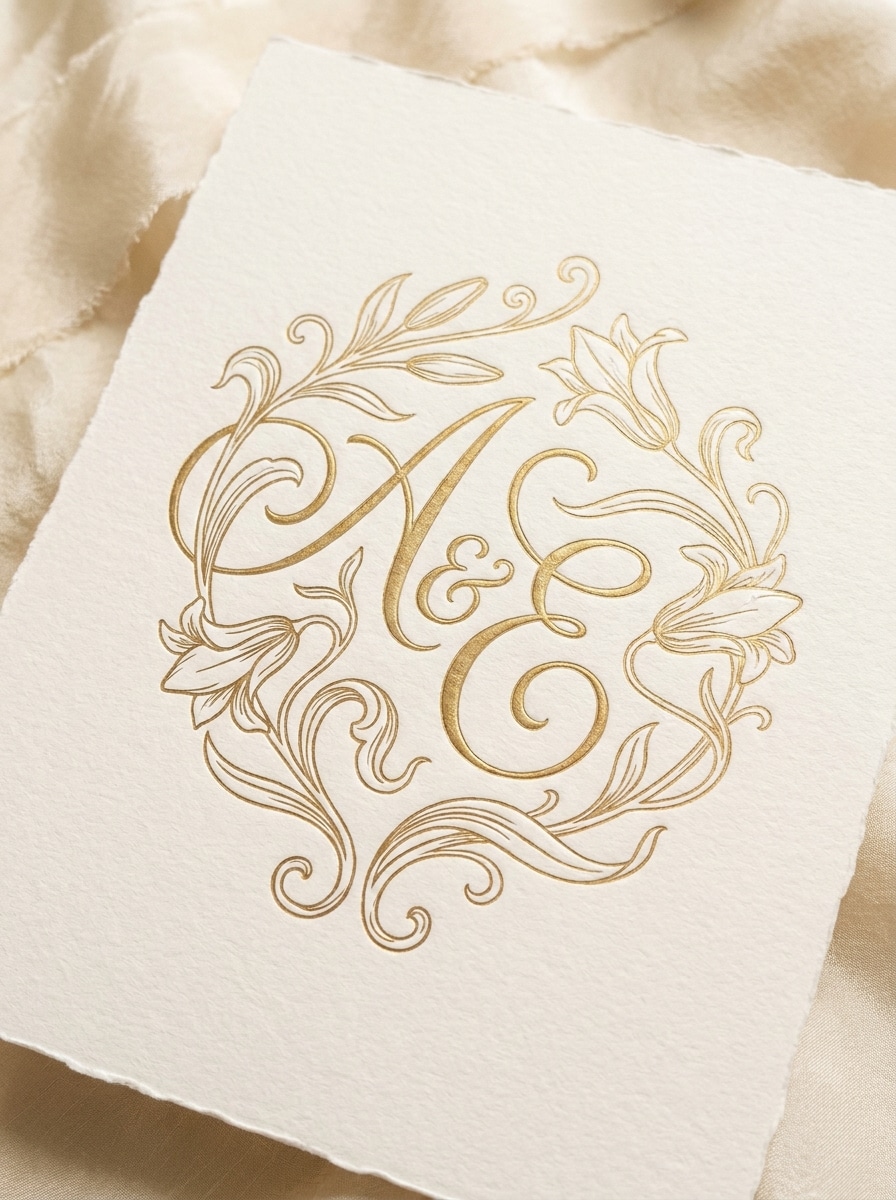 Romantic Wedding Monogram