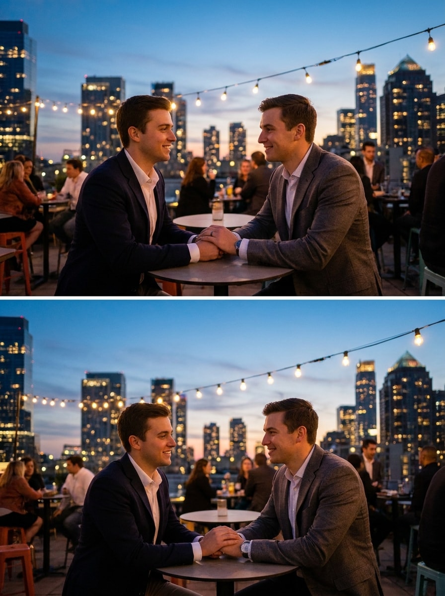 Rooftop Evening Portrait