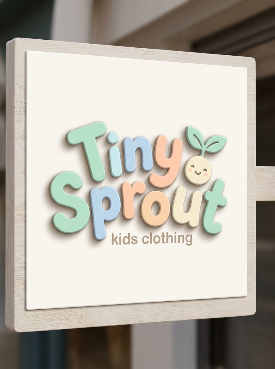 Rounded Friendly Font Logo