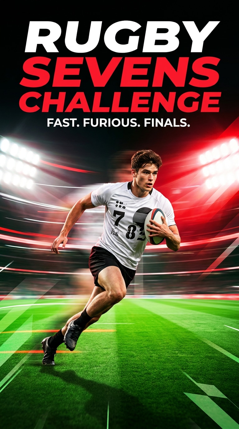 Rugby sevens poster prompt