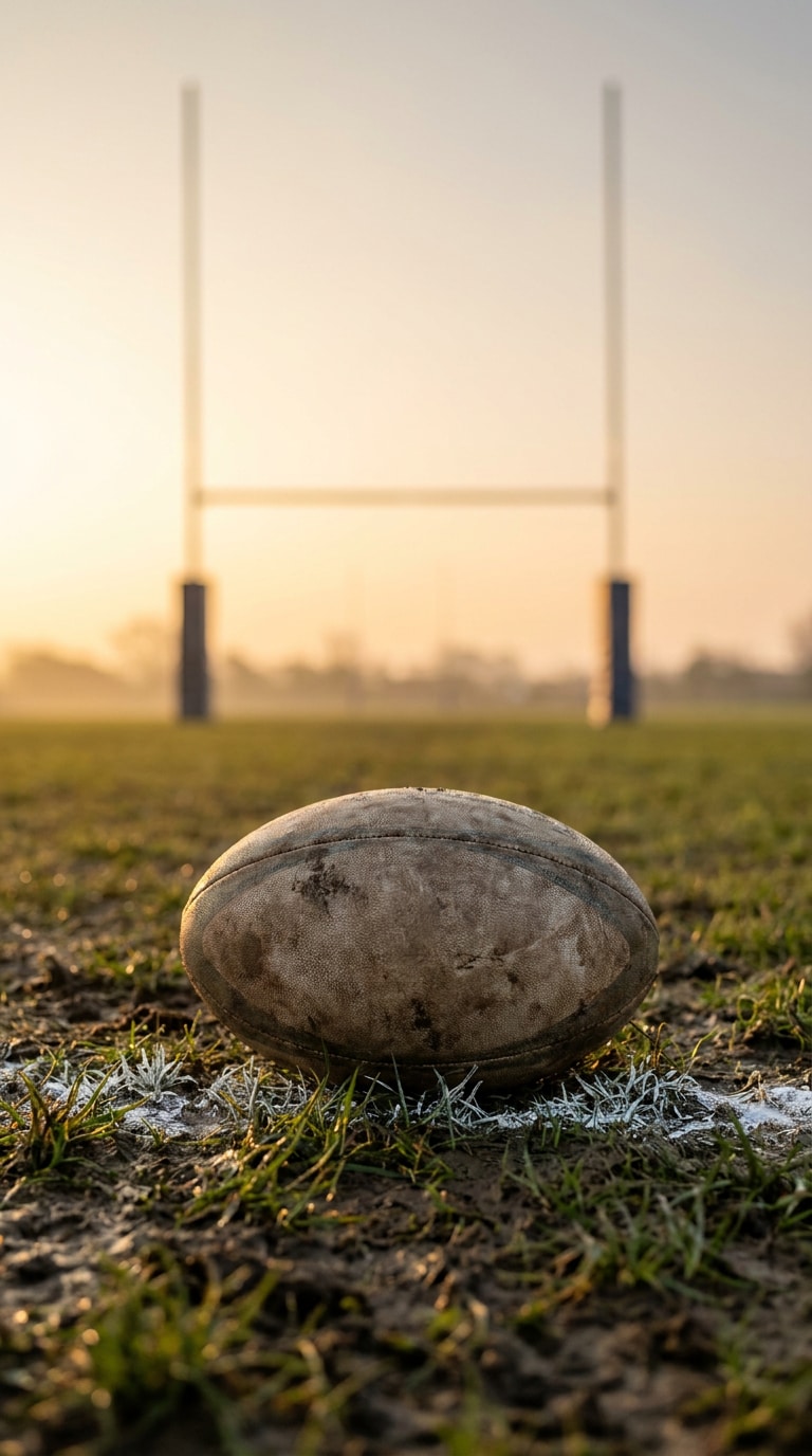 Rugby ball phone wallpaper prompt