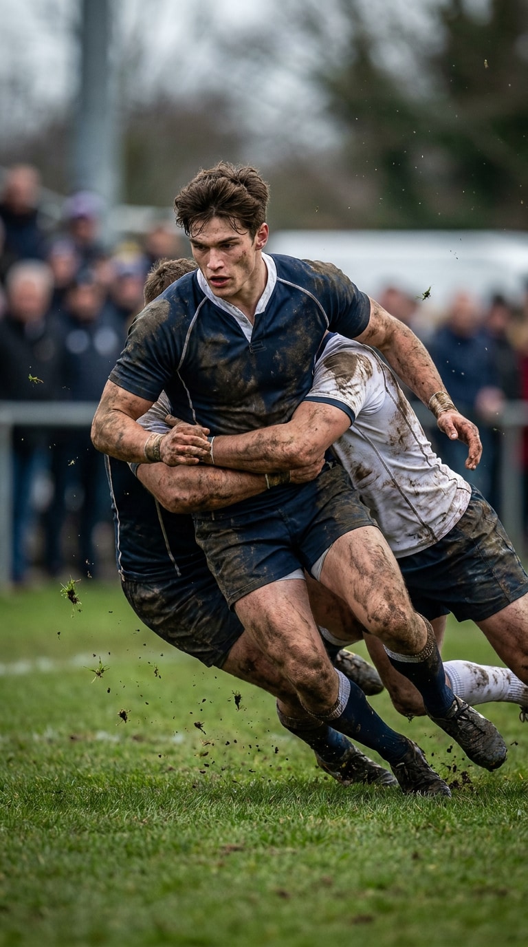 Rugby player AI image prompt