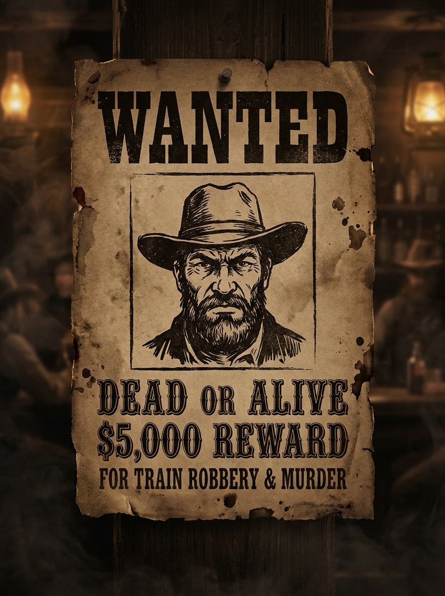Saloon Drama Poster