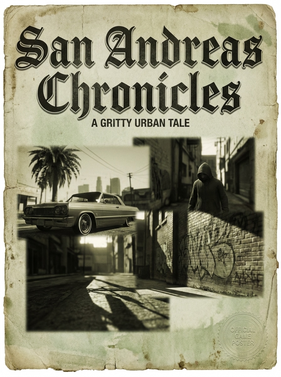 San Andreas Street Poster