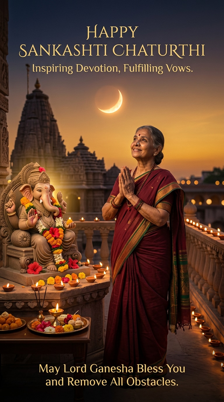 Sankashti Chaturthi Moonrise Prayer Prompt