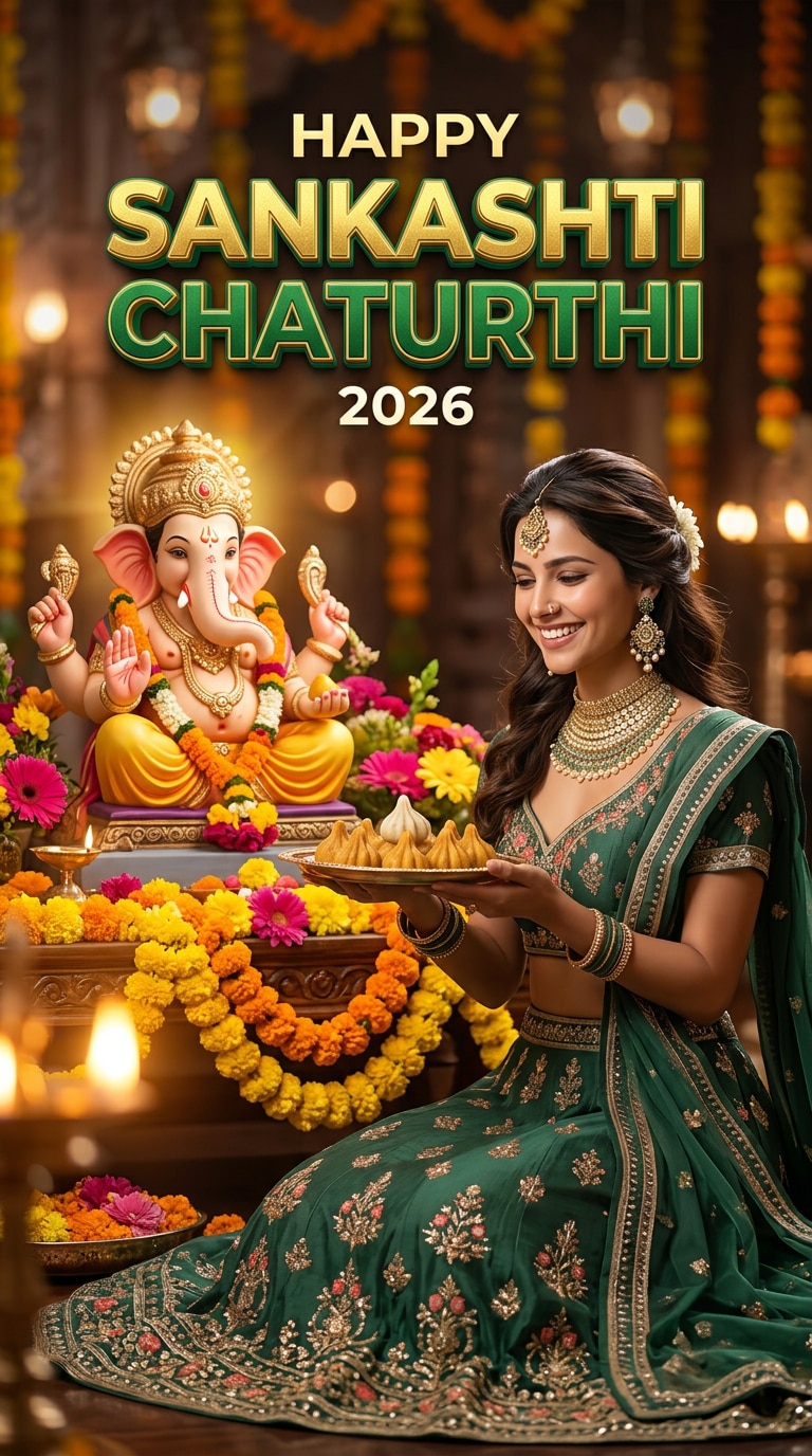 Instagram Story Sankashti Chaturthi AI Photo Prompt