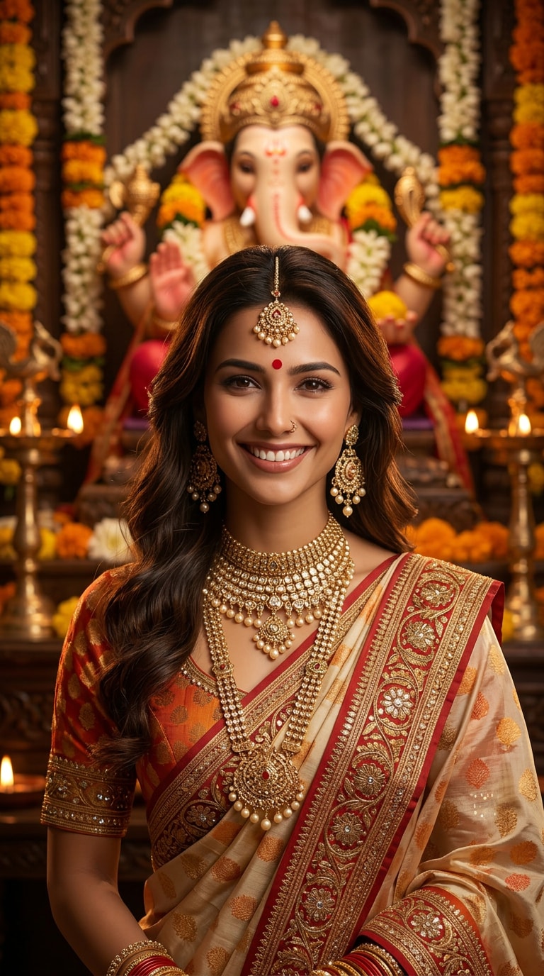 Sankashti Chaturthi Vrat AI Photo Effect
