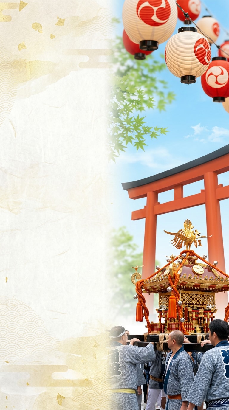 Japanese Festival Blog Header Prompt