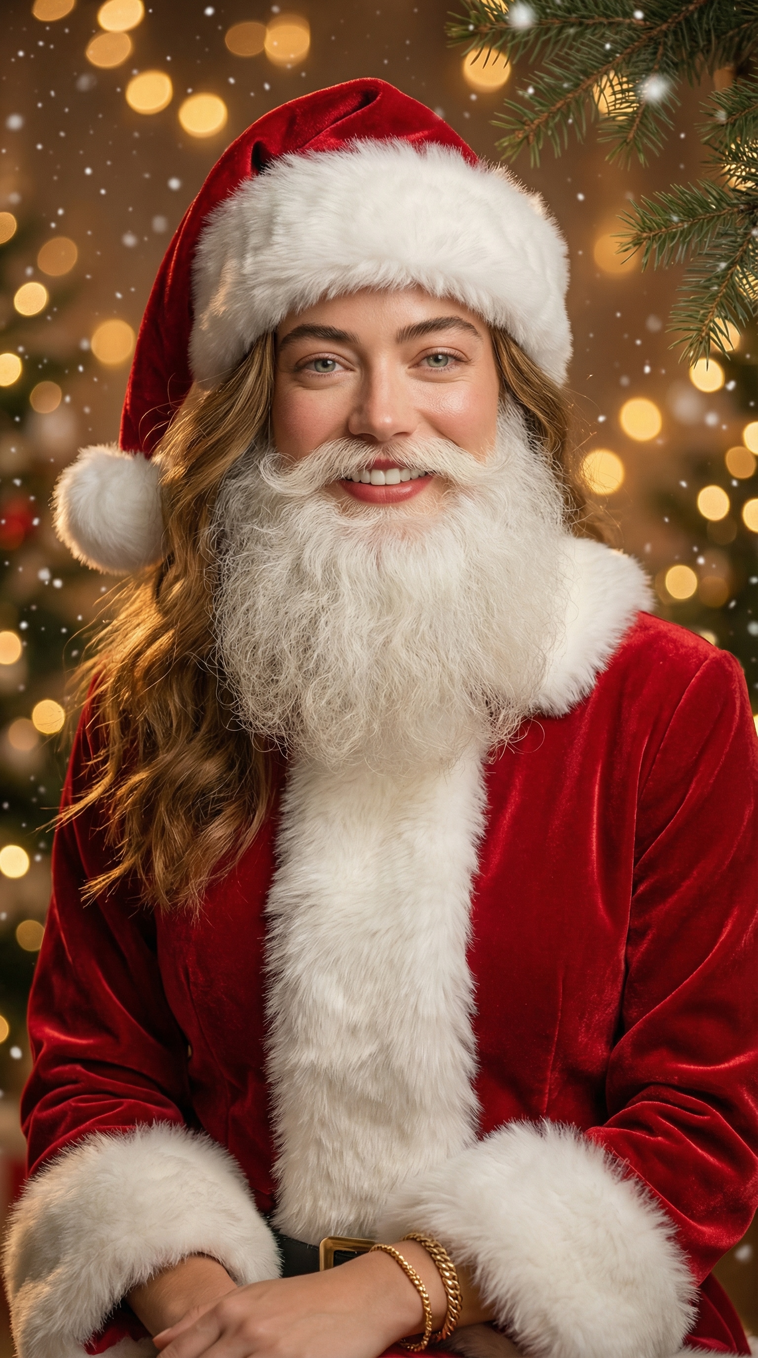 Turn yourself into Santa with AI