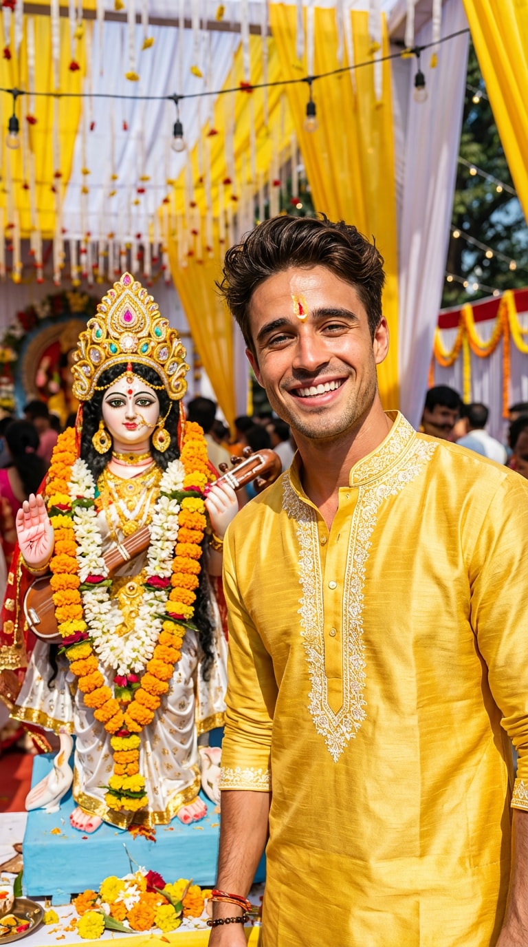 Vibrant Instagram Festival Look