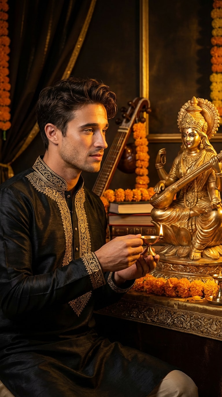 Luxury Black & Gold Divine Art