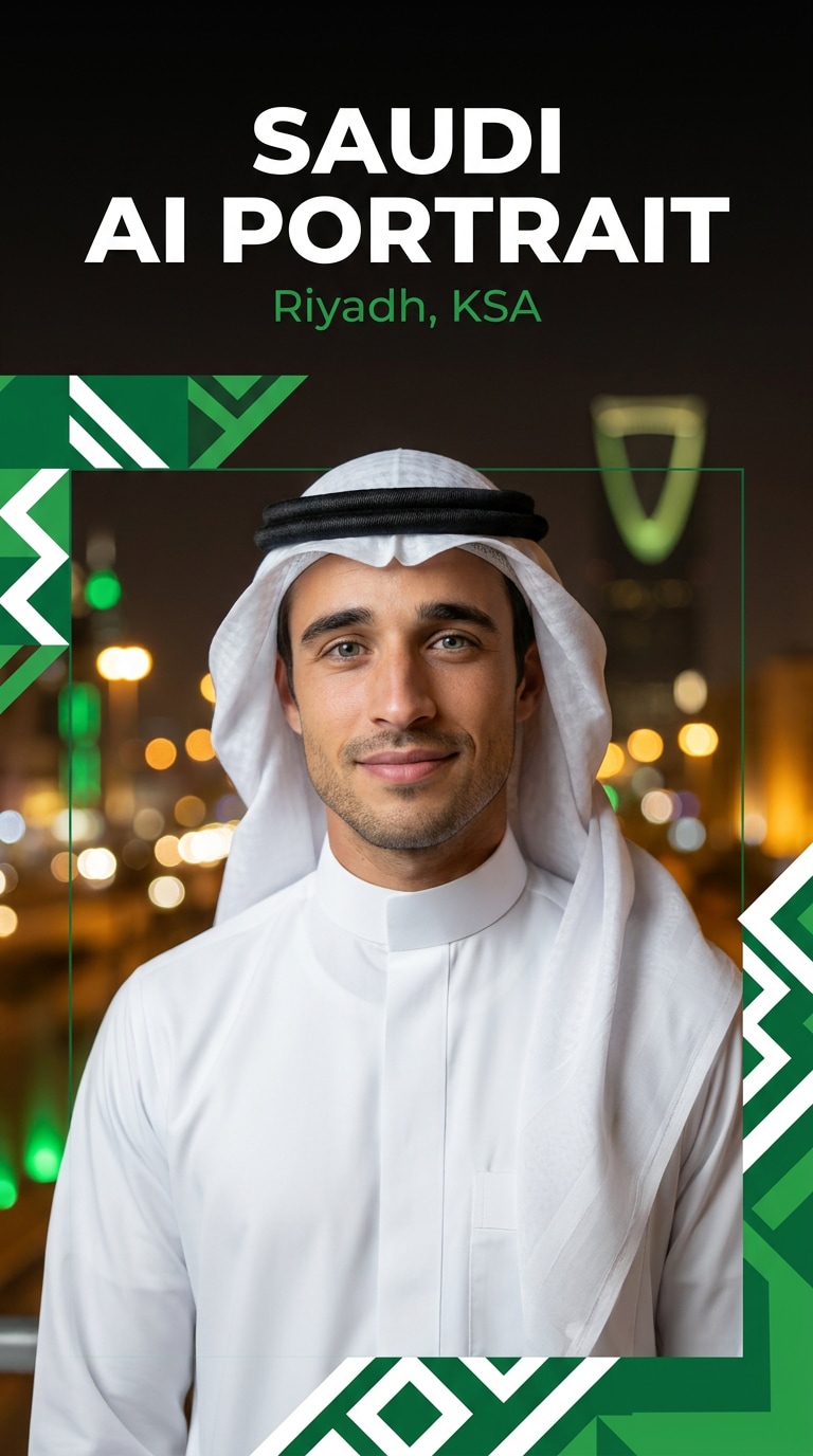 Saudi Instagram story cover prompt