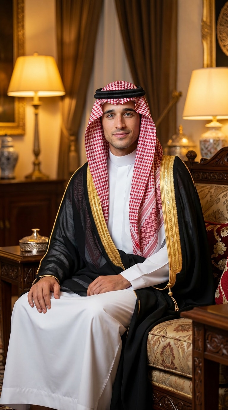 Saudi abaya AI portrait prompt
