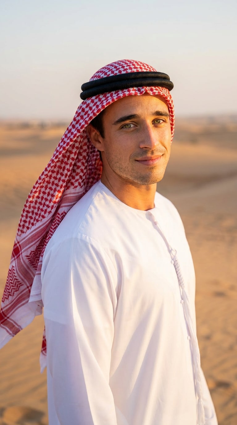 Saudi National Day AI portrait prompt