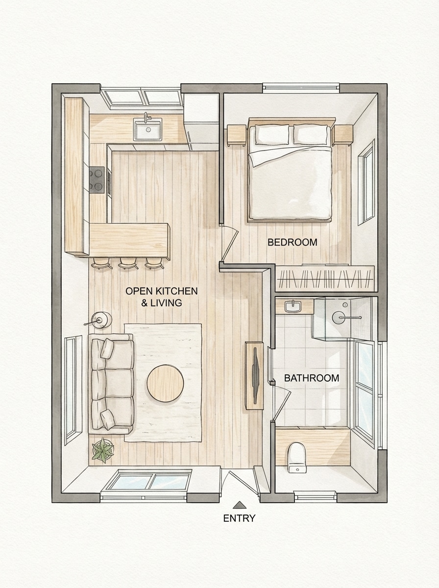 Scandinavian Open Concept