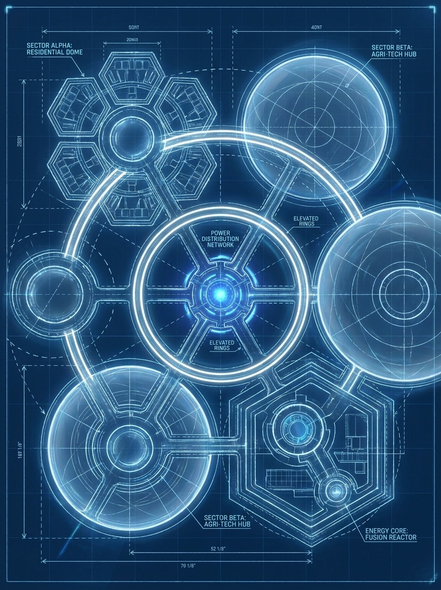 Sci-Fi Colony Blueprint