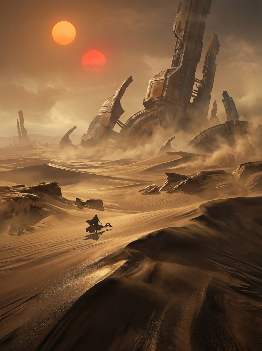 Sci-Fi Desert Planet