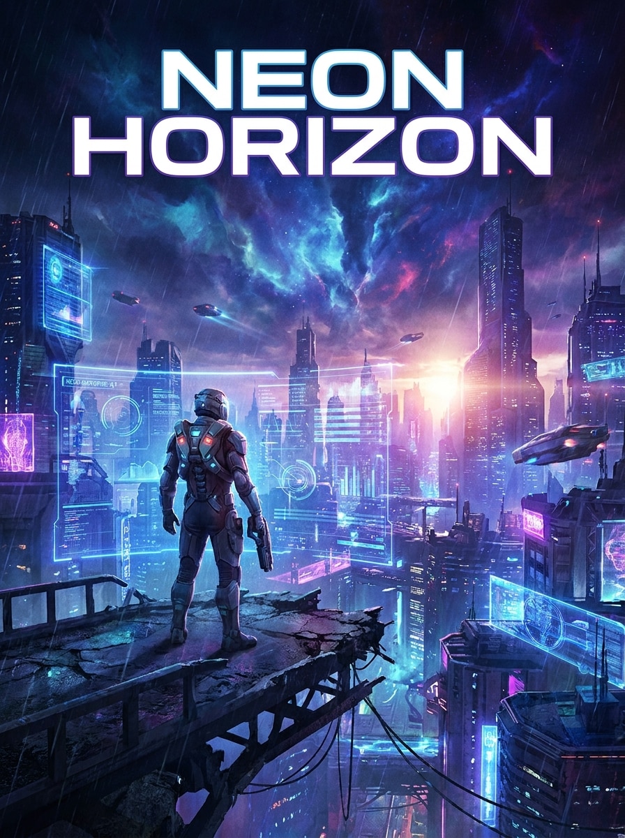 Sci-Fi Movie Poster Hologram