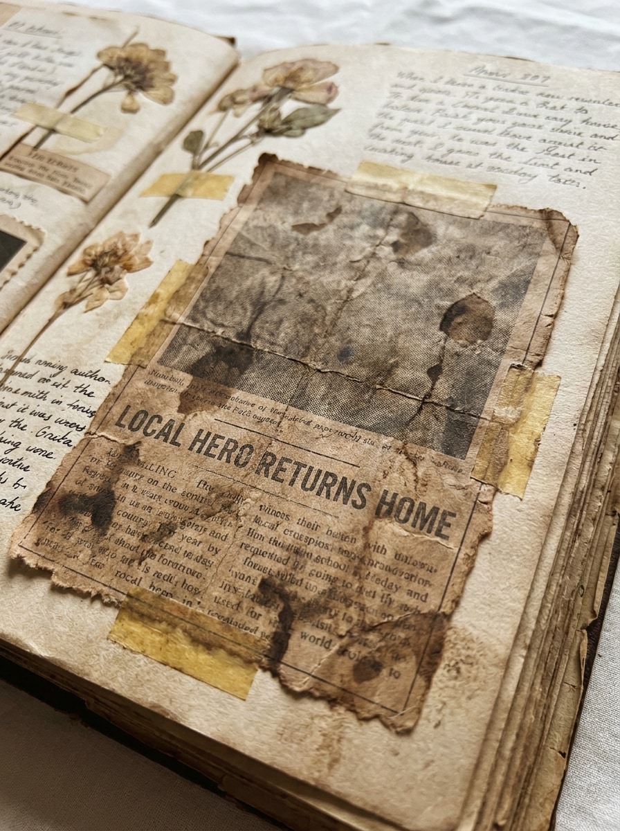 Scrapbook News Clipping