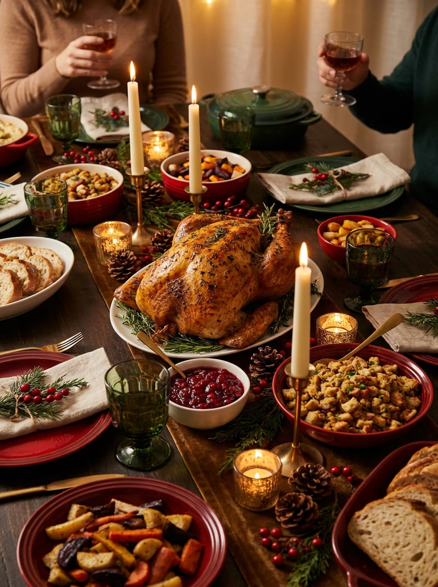 Seasonal Holiday Table