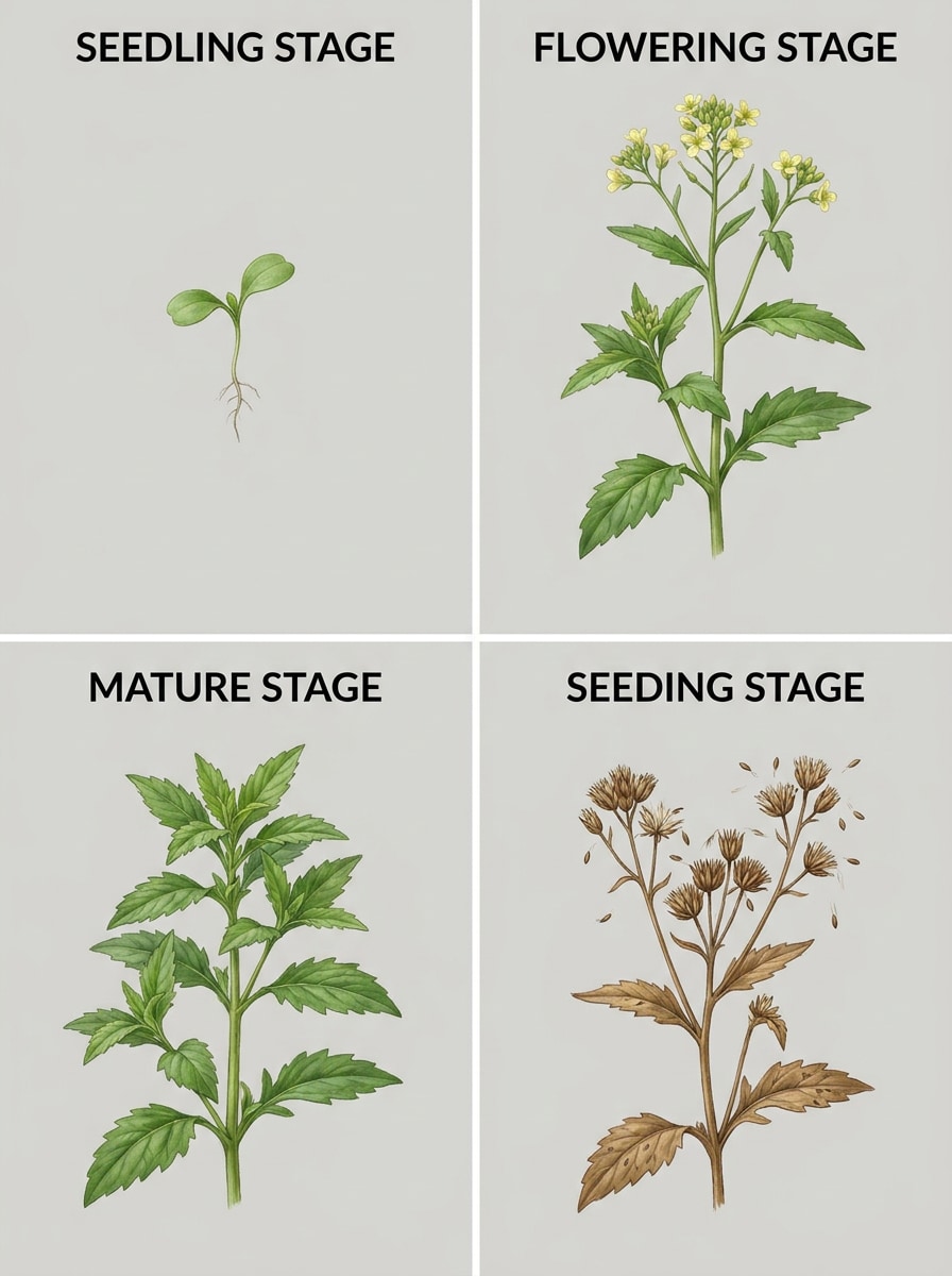 Seasonal Weed Stage Visual