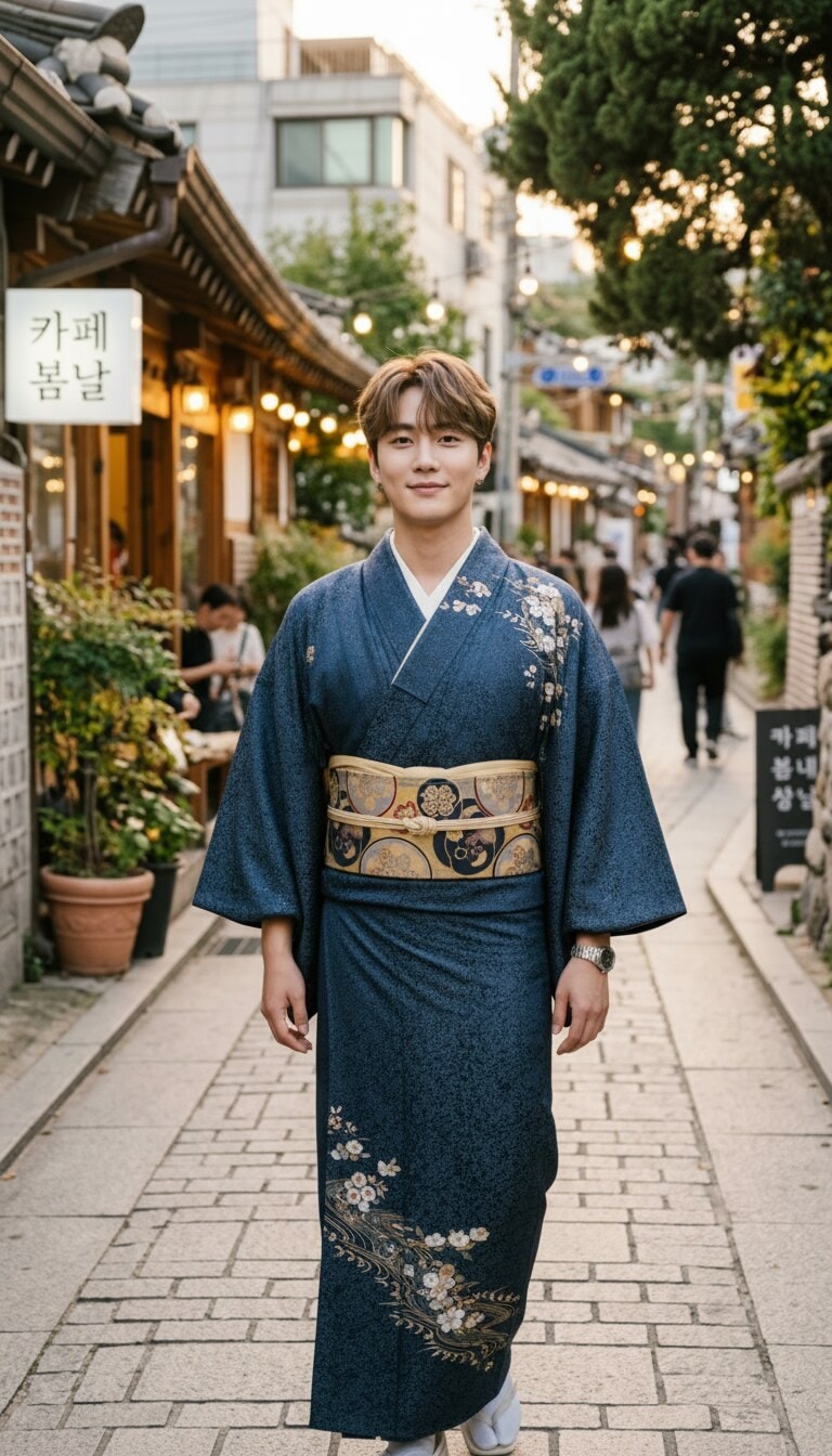 家族共有しやすい上品な成人式フォト加工