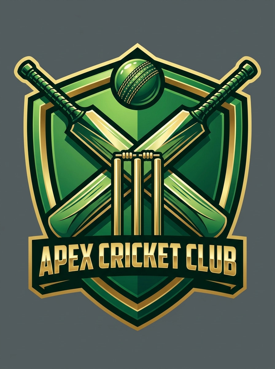 Shield Cricket Club Badge
