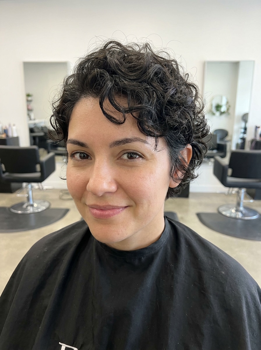 Short Hair Perm Preview