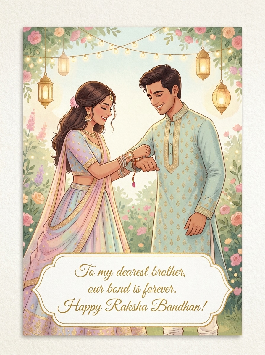 Sibling Bond Illustration