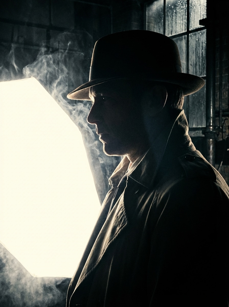 Silhouette Backlight Portrait