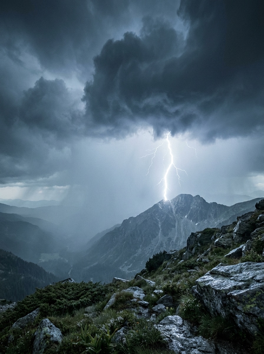 Single Lightning Strike