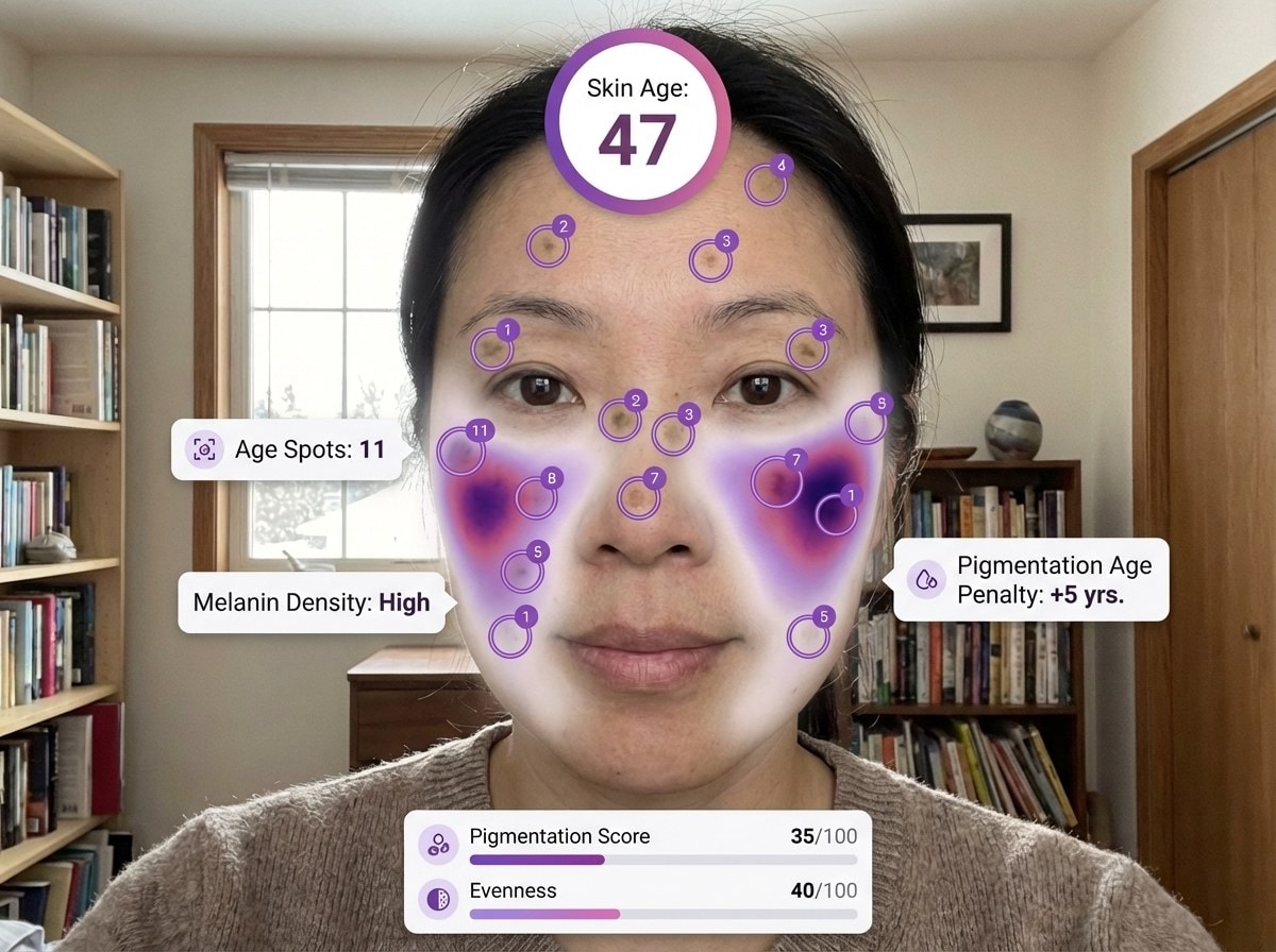 After result for Dark Spots & Hyperpigmentation Score