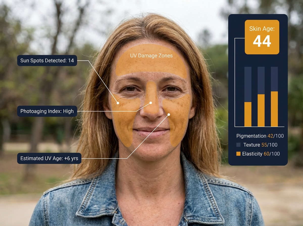 After result for Photoaging & Sun Damage Detection