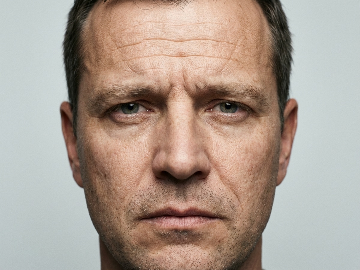 Original photo before AI analysis for Forehead Lines & Deep Wrinkle Analysis