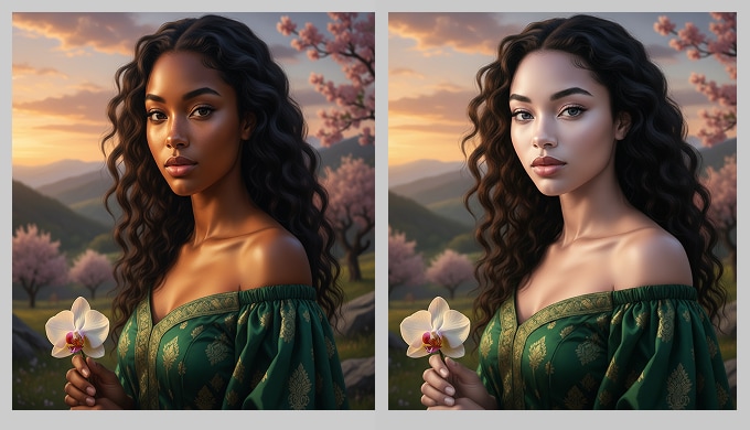 AI Skin Tone Changer online