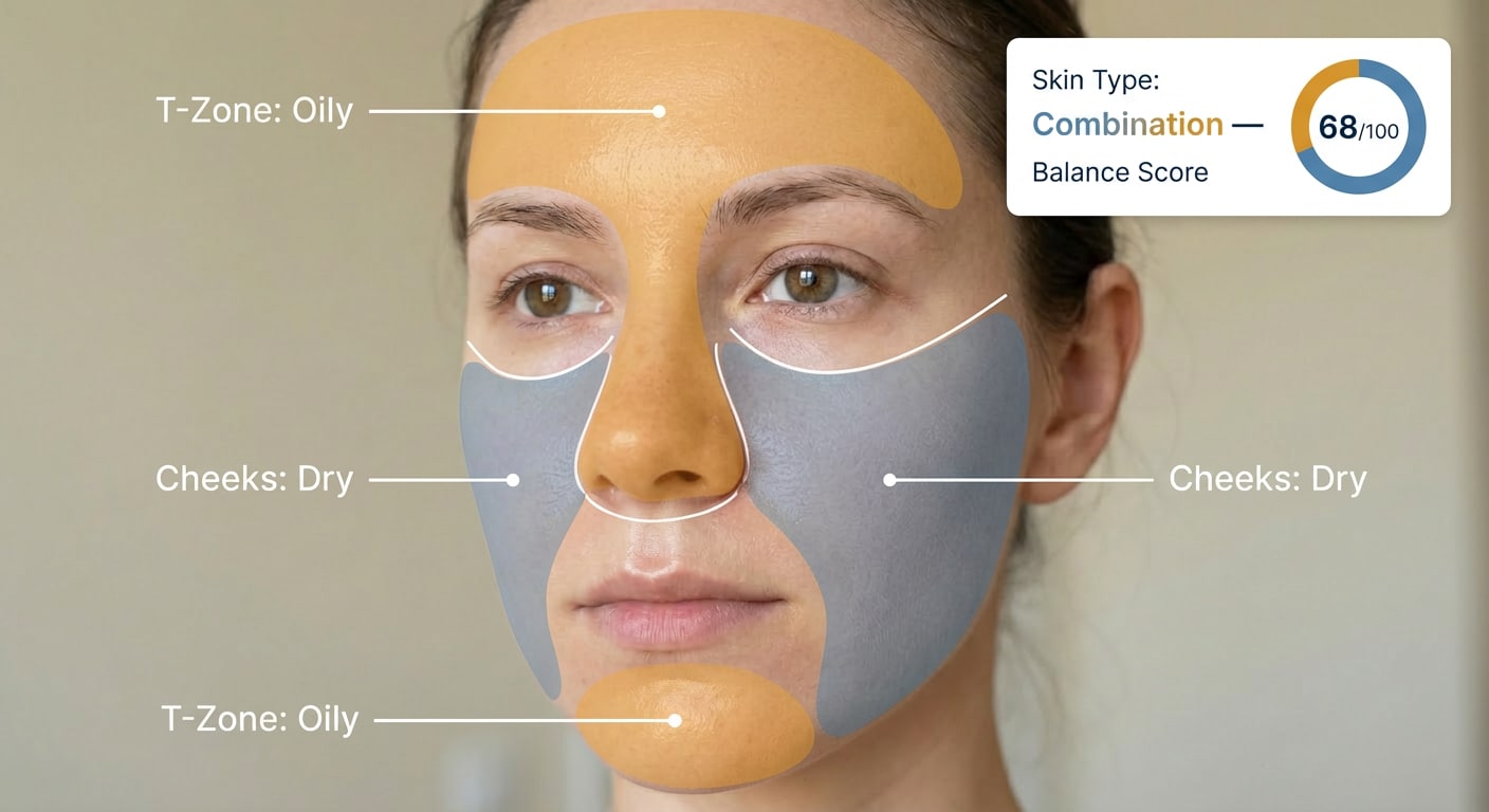 After result for Combination Skin Mapping