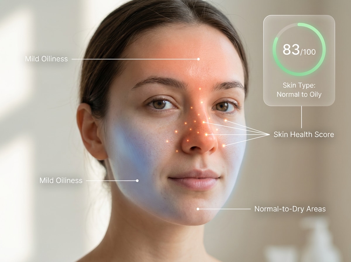Skin Test For Skin Type female result