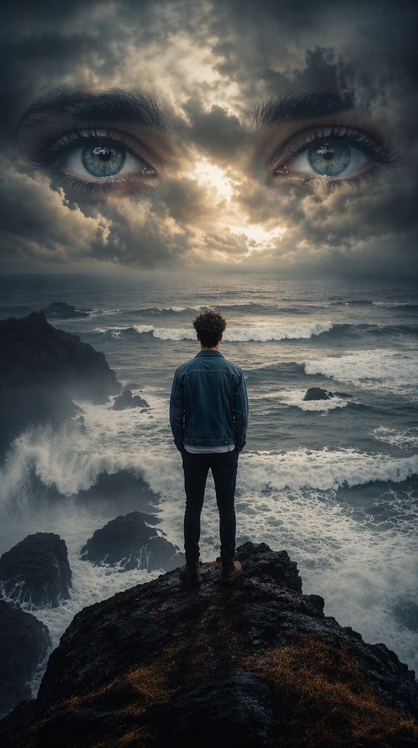Ocean Sky Eye Scene sky eye ai photo editing prompt