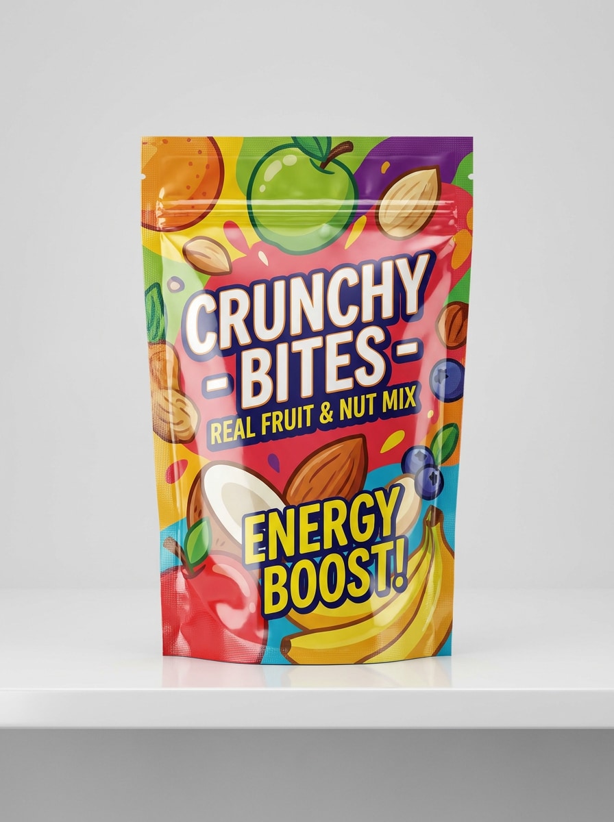 Snack Pouch Mockup