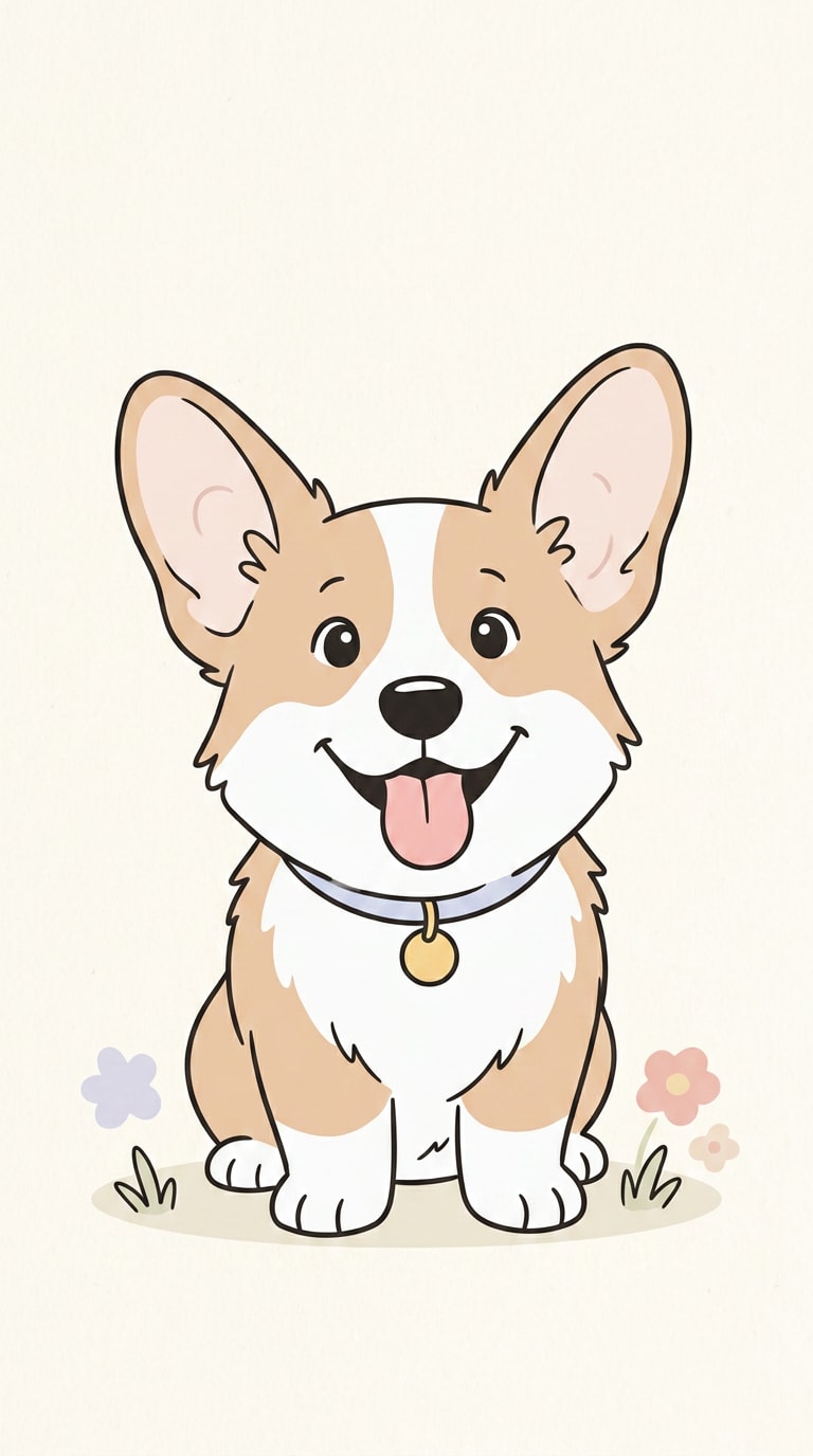 Snoopy-style dog portrait cartoon filter