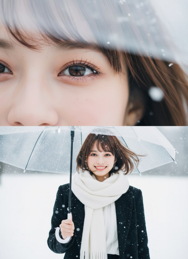 Gemini AI Snow Prompt 3 Frame