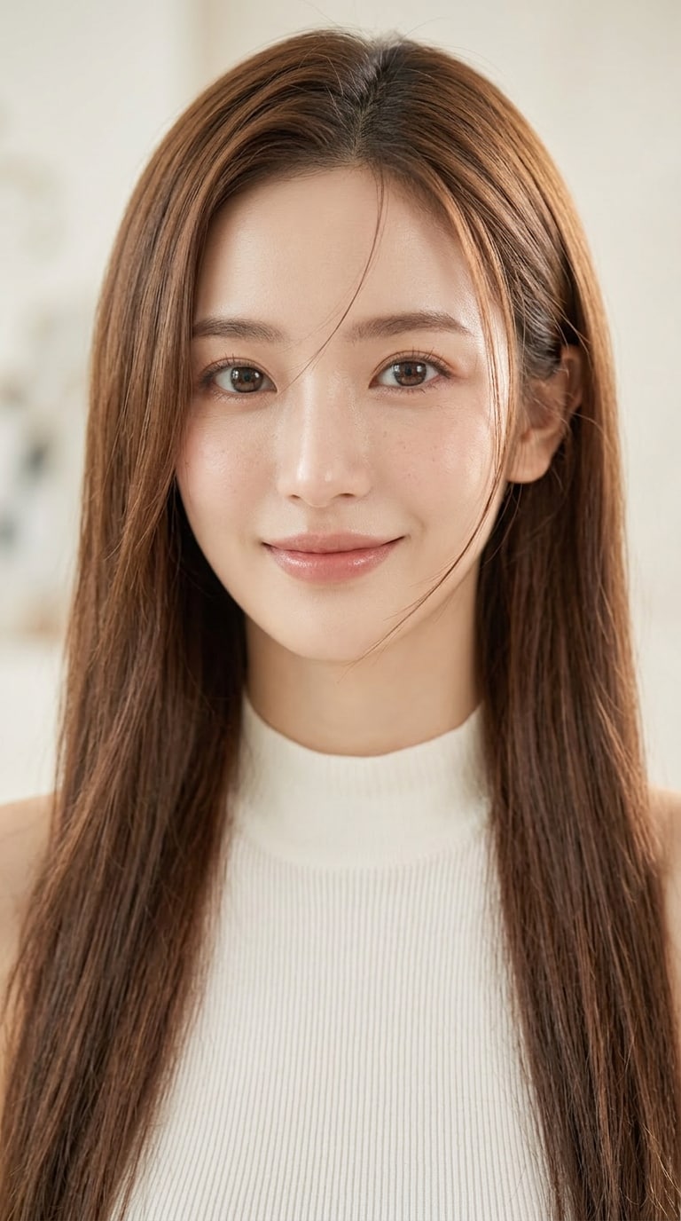 ふんわり美肌アイコンAI画像
