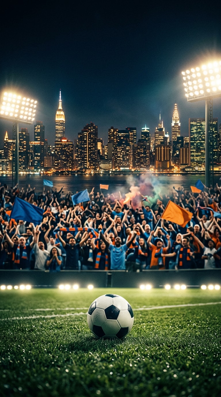 New York soccer wallpaper prompt