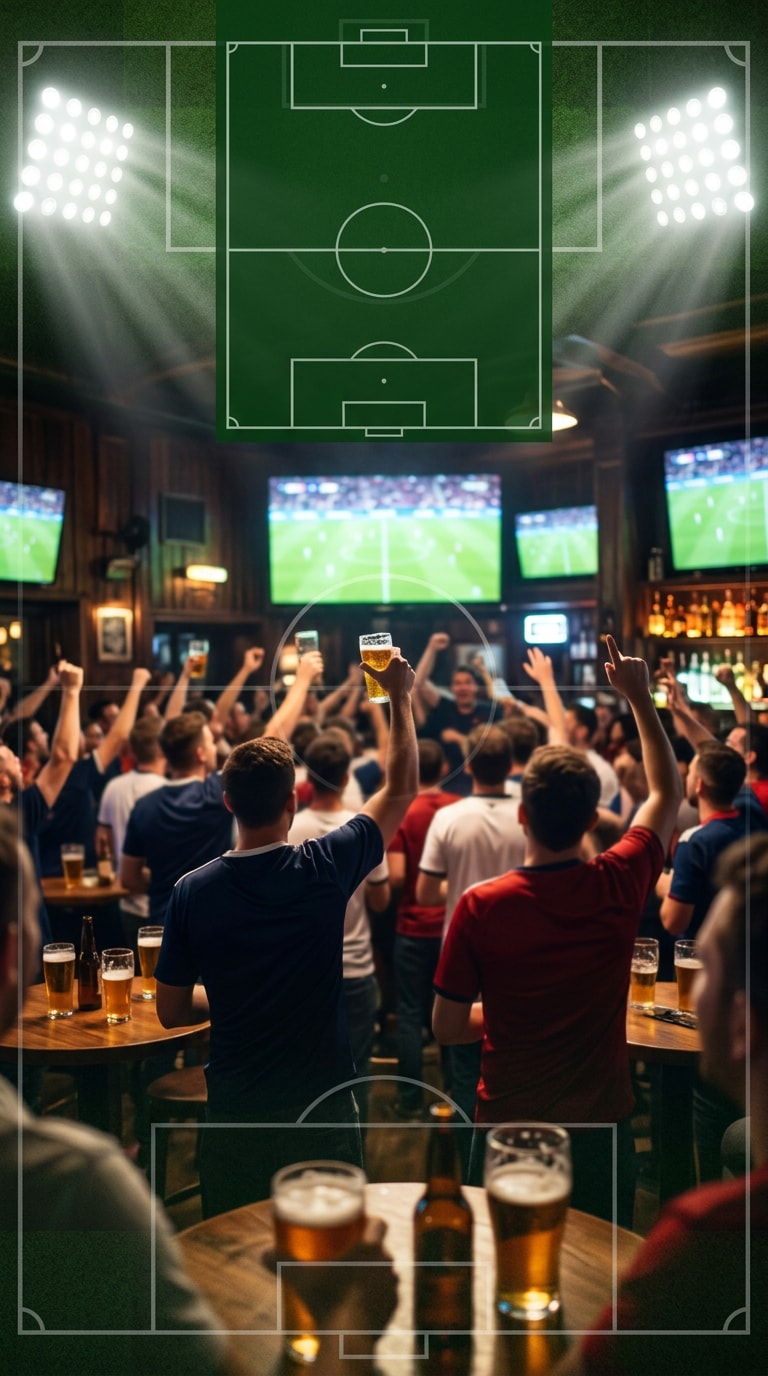 soccer watch party flyer prompt