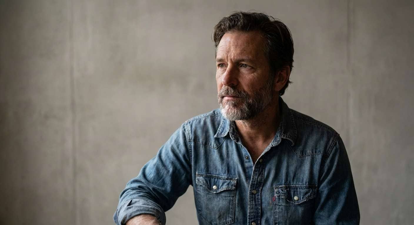 After minimal studio headshot result