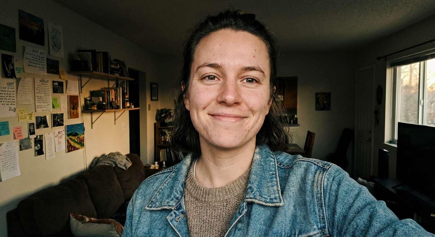 Aesthetic Creator Room before background change