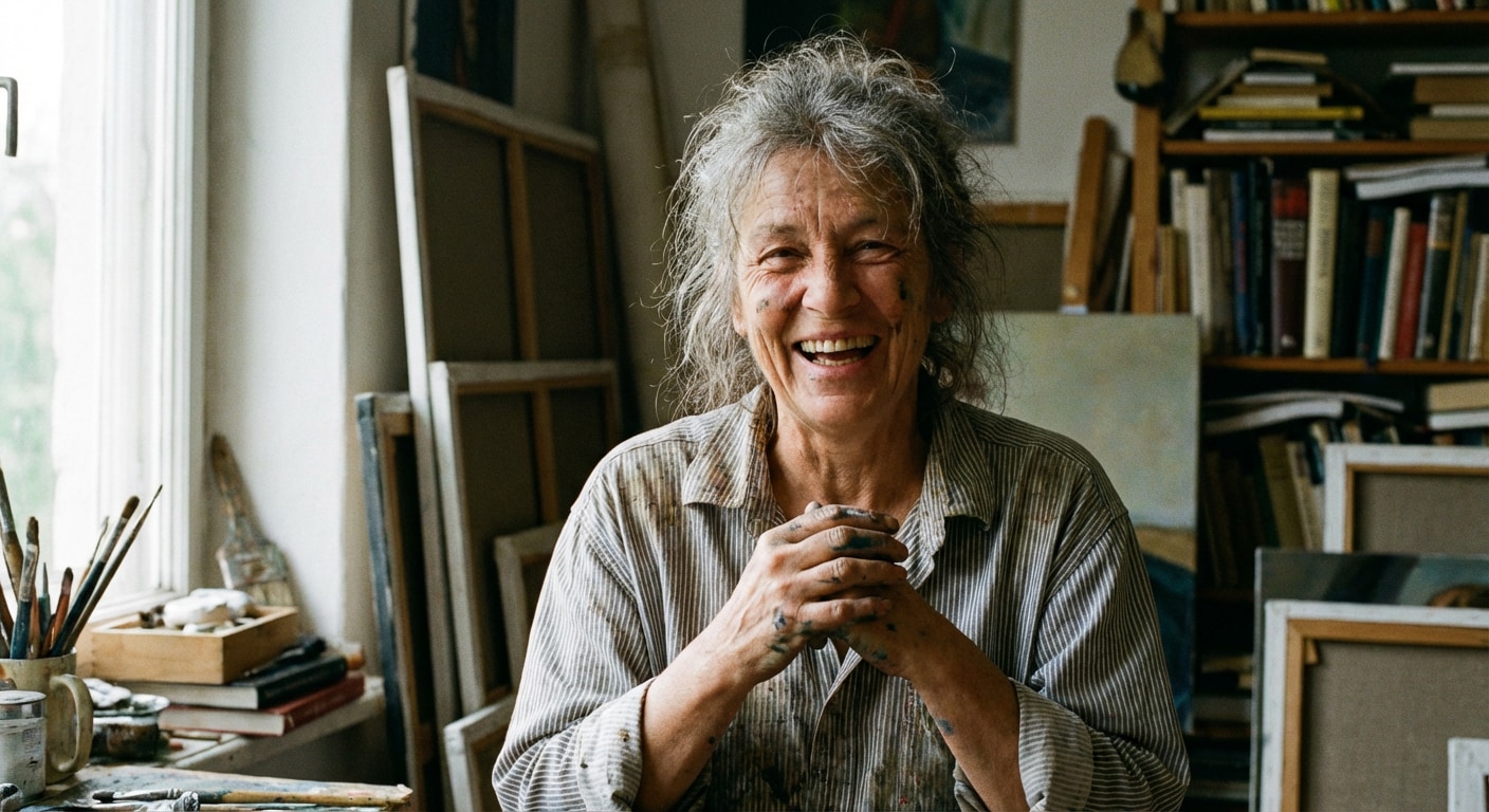 Before creator desk branding shot example